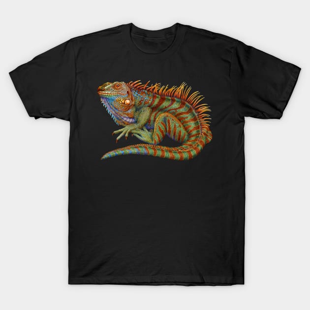 Iguana T-Shirt by Tim Jeffs Art